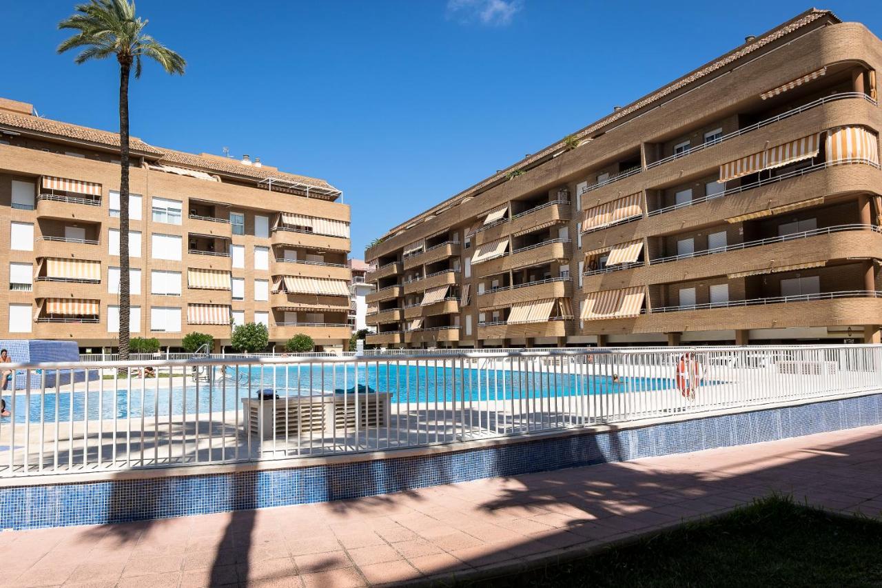 Beach Paradise Flat In Denia Centre W/ Large Pool Exterior photo